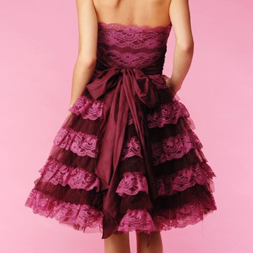 Vintage Betsey Johnson Evening Tea Party Dress